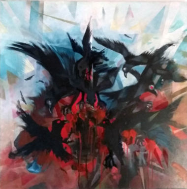 Acrylique sur toile (80x80) Acrylique sur toile (80x80)