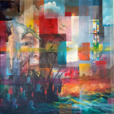 Acrylique sur toile (80x80) Acrylique sur toile (80x80)