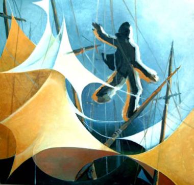 Acrylique sur toile marouflée sur panneau bois (100x90) - Collection privée Acrylique sur toile marouflée sur panneau bois (100x90) - Collection privée