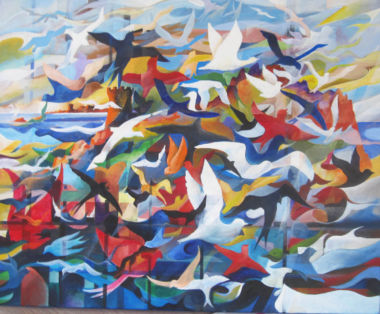 Acrylique sur toile (100x80) Acrylique sur toile (100x80)